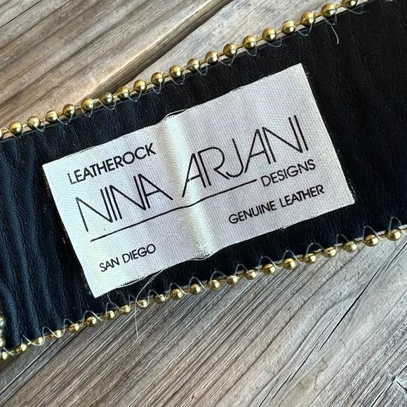 Vintage Nina Arjani Western Boho Belt size M - Picture 7 of 15